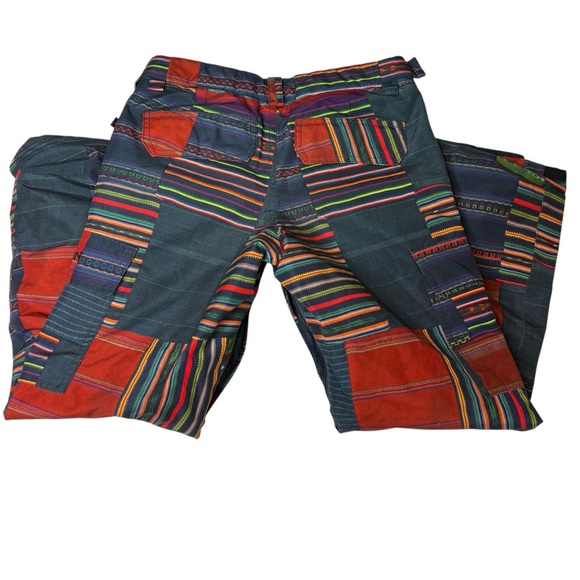 Burton Snowboard Boys DryRide Exile Cargo Pants Insulated MEDIUM 10/12 Mulitcol - Picture 2 of 13